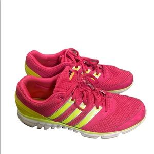Adidas Falcon PDX Women’s Running Shoes, Size 11, Pink/Lime